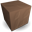 Cube Mushroom Skin Brown