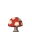 Flat Mushroom Red