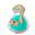 Item Potion Splash Cyan